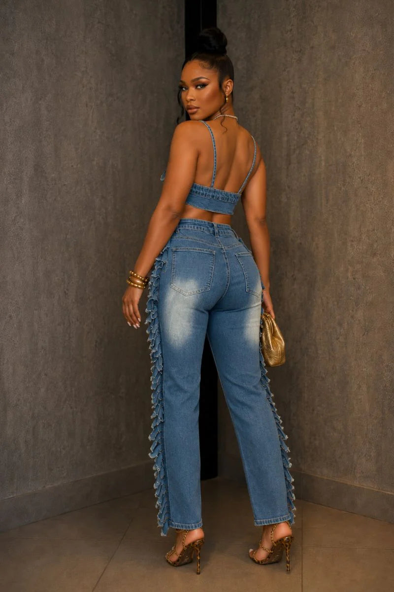 Desire Denim Jumpsuit